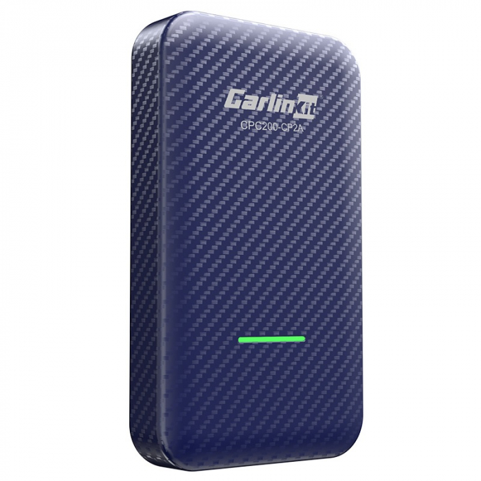 Adaptor pentru CarPlay si Android Auto wireless CarlinKit 4.0 CP2A  Albastru [2]