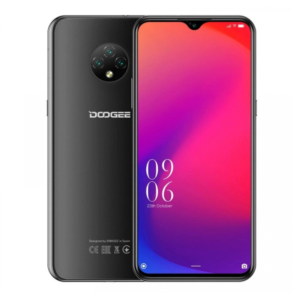 Telefon mobil Doogee X95, 4G, IPS 6.52inch, 2GB RAM, 16GB ROM, Android 10, MTK6737T QuadCore, IP68, 4350mAh, Dual SIM, Negru