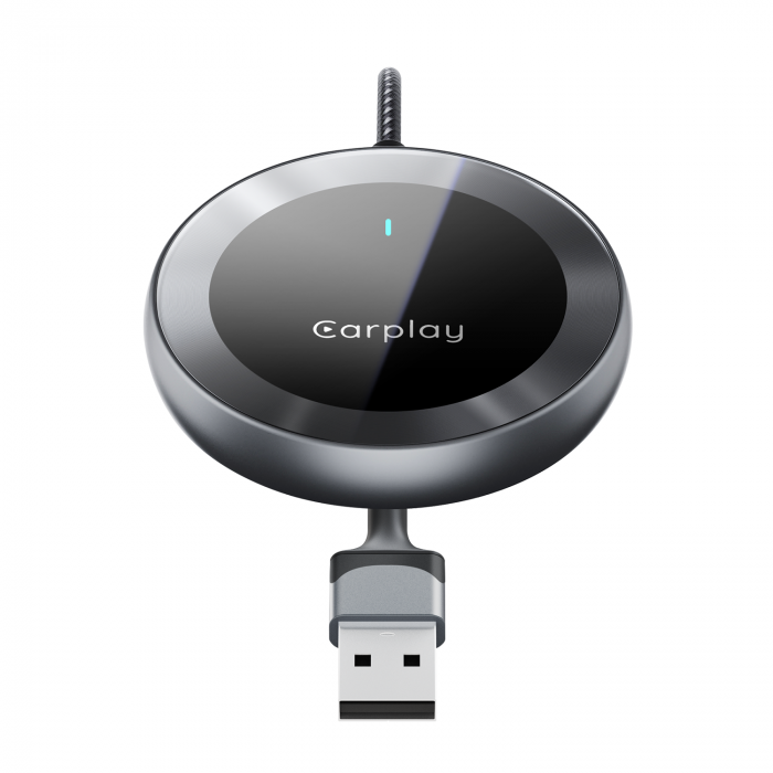 iSEN A20 Vezeték nélküli Autós Adapter Android Auto és CarPlay-hez, Fekete, USB és Type-C, Automatikus Csatlakozás, 5.8 GHz, Plug & Play [4]