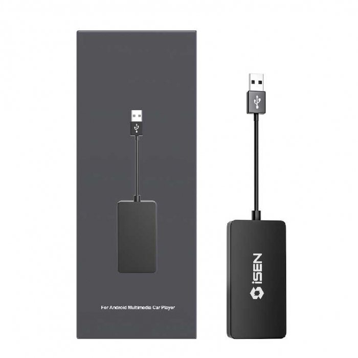 Adaptor USB wireless iSEN CCPA Negru, WiFi 5, Conectare prin cablu sau wireless, Kit auto integrat APK [3]