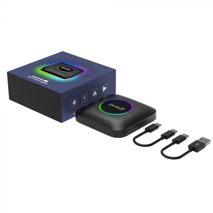 3 in 1 Magic AI Box pentru CarPlay si Android Auto wireless CarlinKit TBox Ambient, 4G, Android 13, 4GB RAM, 64GB ROM, Qualcomm 6225, GPS [7]