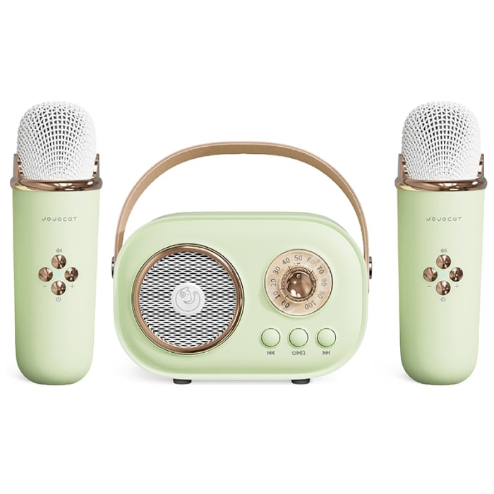 Portable Karaoke Machine iSEN C20 Plus, Green, UHF Wireless Microphone, Bluetooth 5.0, HIFI Sound, Anti-howling, 2-4H Battery Life, Multiple Apps, 1000mAh/500mAh Battery, Type-C Charging [3]
