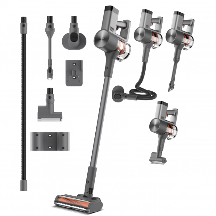 Aspirator fara fir Xiaomi G20 Max Negru, 25000 Pa, Multifunctional, Lumini LED, 520W, 25.2V, 7-Cell Battery, 180AW, Filtrare in 5 Etape, Mod de Economisire a Energiei [4]