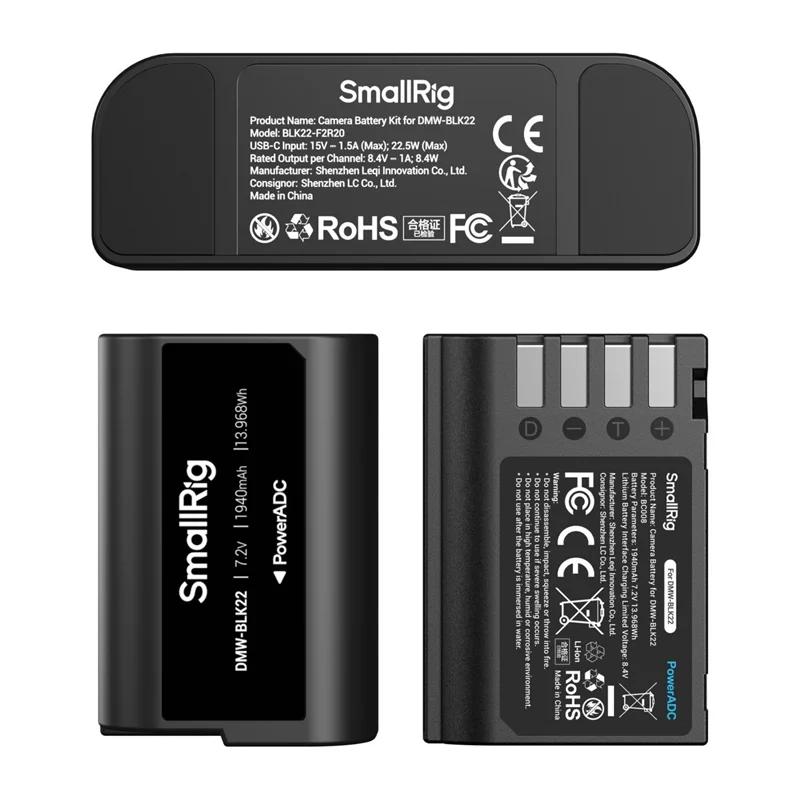 Baterie pentru camera SMALLRIG DMW-BLK22 [3]