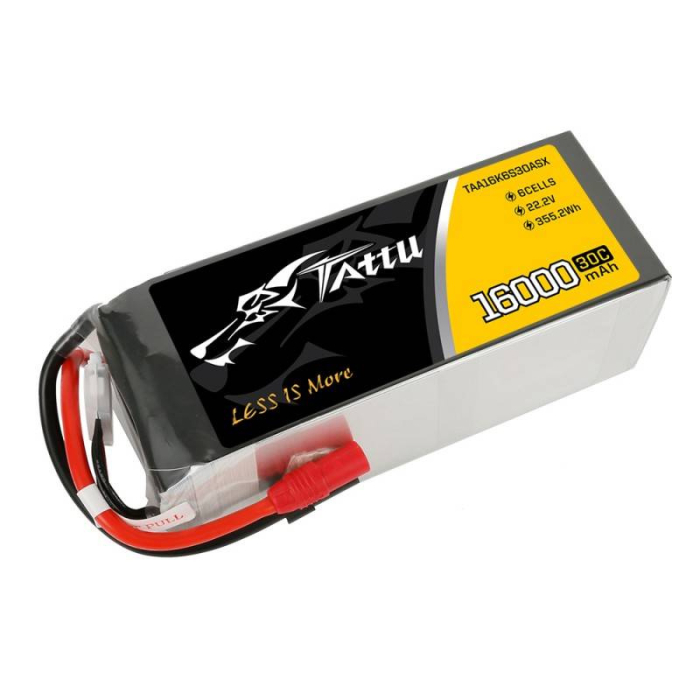 Baterie Tattu 16000mAh 22.2V 30C 6S1P LiPo AS150+XT150 [3]
