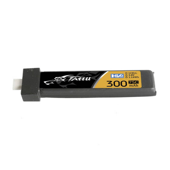 Baterie Tattu LiPo 300mAh 3.8V 75C 1S1P HV BT2.0.5 (5 buc) [4]