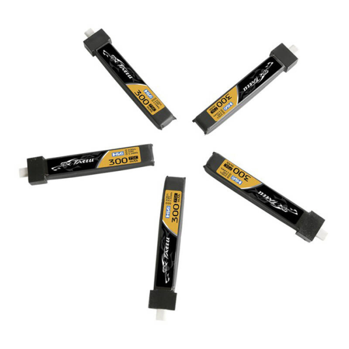 Baterie Tattu LiPo 300mAh 3.8V 75C 1S1P HV BT2.0.5 (5 buc) [2]