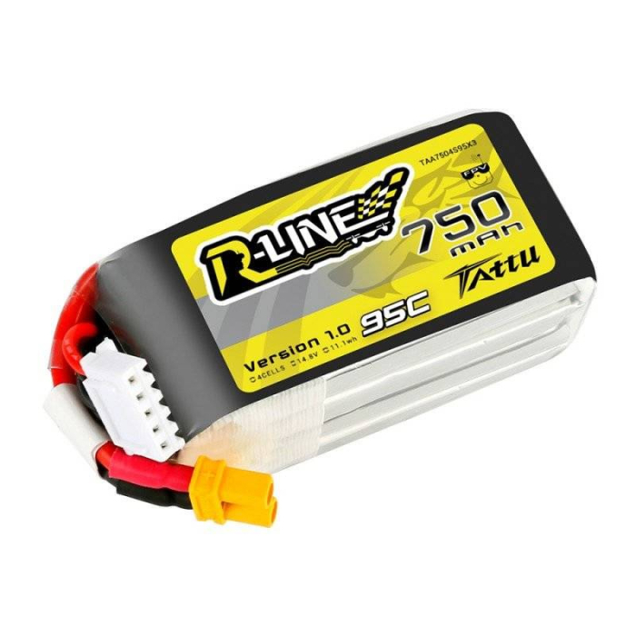 Baterie Tattu R-Line 750mAh 14.8V 95C 4S1P XT30 [2]