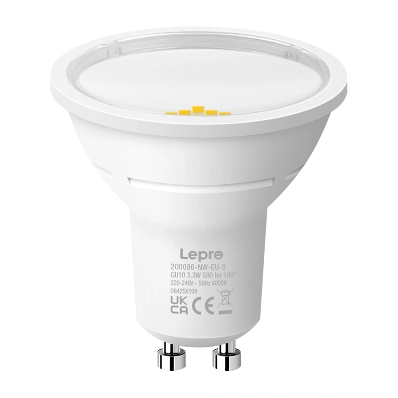 Bec LED LEPRO 200086-NW GU10 5 buc. [2]