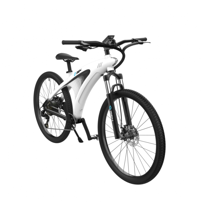 Electric bicycle iSEN Q5 White, 650W, 27.5" Wheel, 9 Shimano Speeds, Full Electric or Assisted Riding, 45km/h, Detachable Battery, IPX4 [3]