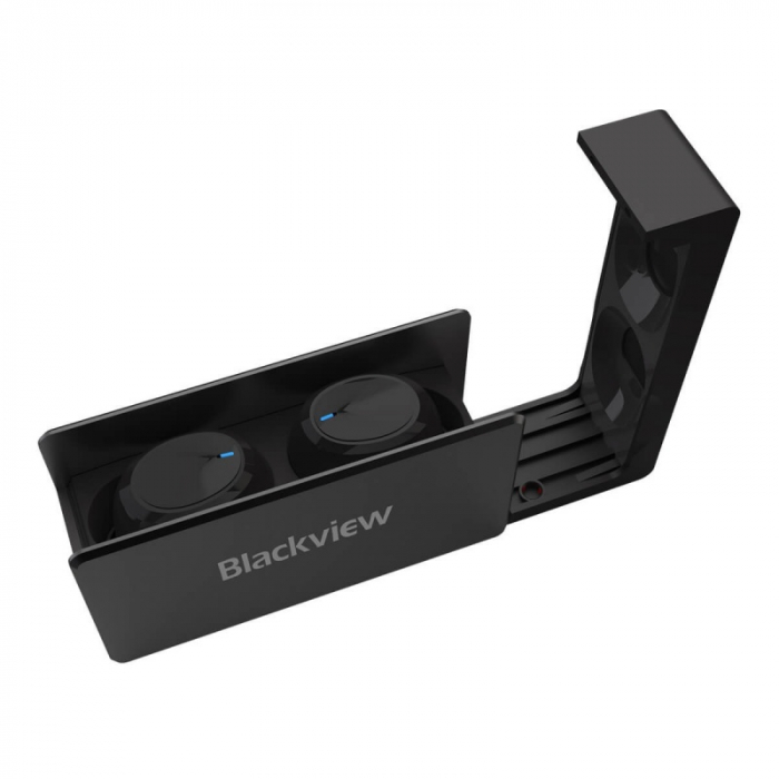 Casti wireless in-ear Blackview AirBuds 2 TWS Negru cu cutie de incarcare si transport [6]