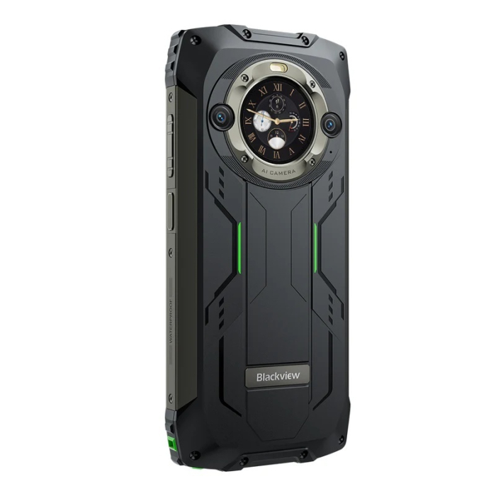 Telefon mobil Blackview BV9300 Pro Verde, 4G, Dual Screen 6.7"+1.32" FHD+ 120Hz, 16GB RAM (8GB + 8GB extensibili), 256GB, Android 13, Helio G99, NFC, 15080mAh, Dual SIM [4]