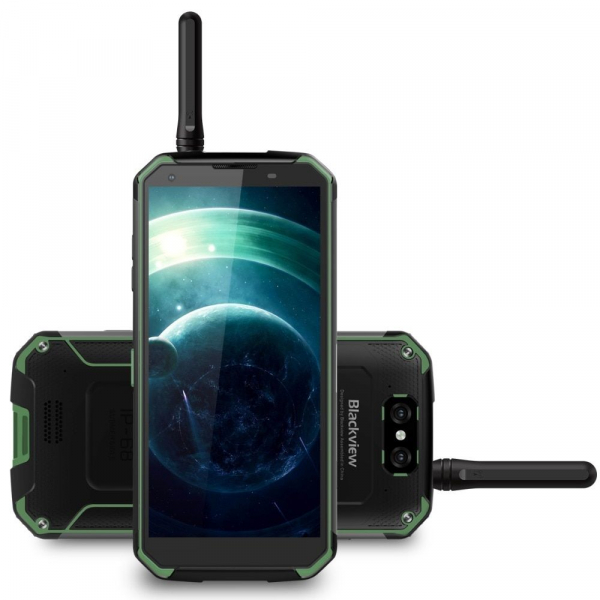 Telefon mobil Blackview BV9500 Pro Verde Resigilat, IPS 5.7 , Android 8.1, 6GB RAM, 128GB ROM, OctaCore, 10000mAh, Waterproof, Walkie Talkie