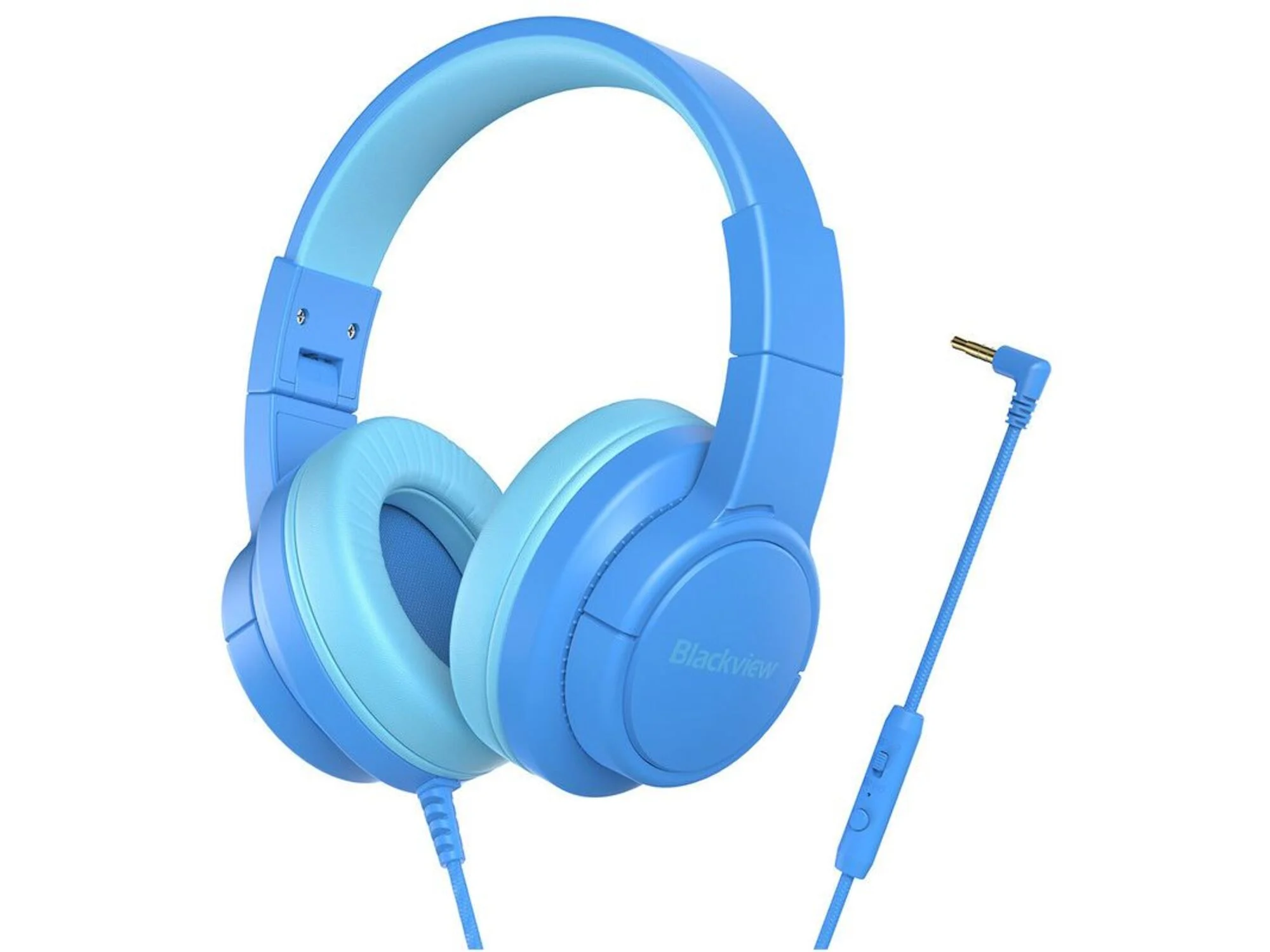 Căști Blackview Wired FitBuds K1 On-Ear, Albastru,  Driver 40mm x2, Jack 3.5mm, 20Hz–20KHz, Design Modern [4]