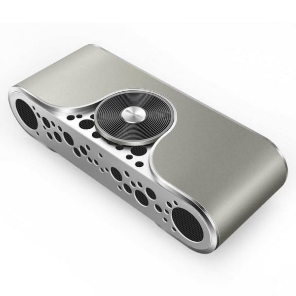 Boxa portabila Bluedio TS3 Gri, Sistem 2.1, Wireless, Bluetooth, Slot memorie, Aux, Microfon incorporat [2]