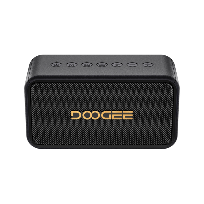 DOOGEE Field Rush Hordozható Hangszóró, Fekete, Bluetooth, 130W, 2.1 Sztereó, Extra Bass, IP67, Mélynyomó, TWS, Beépített Mikrofon, USB, Kültéri Használatra [3]