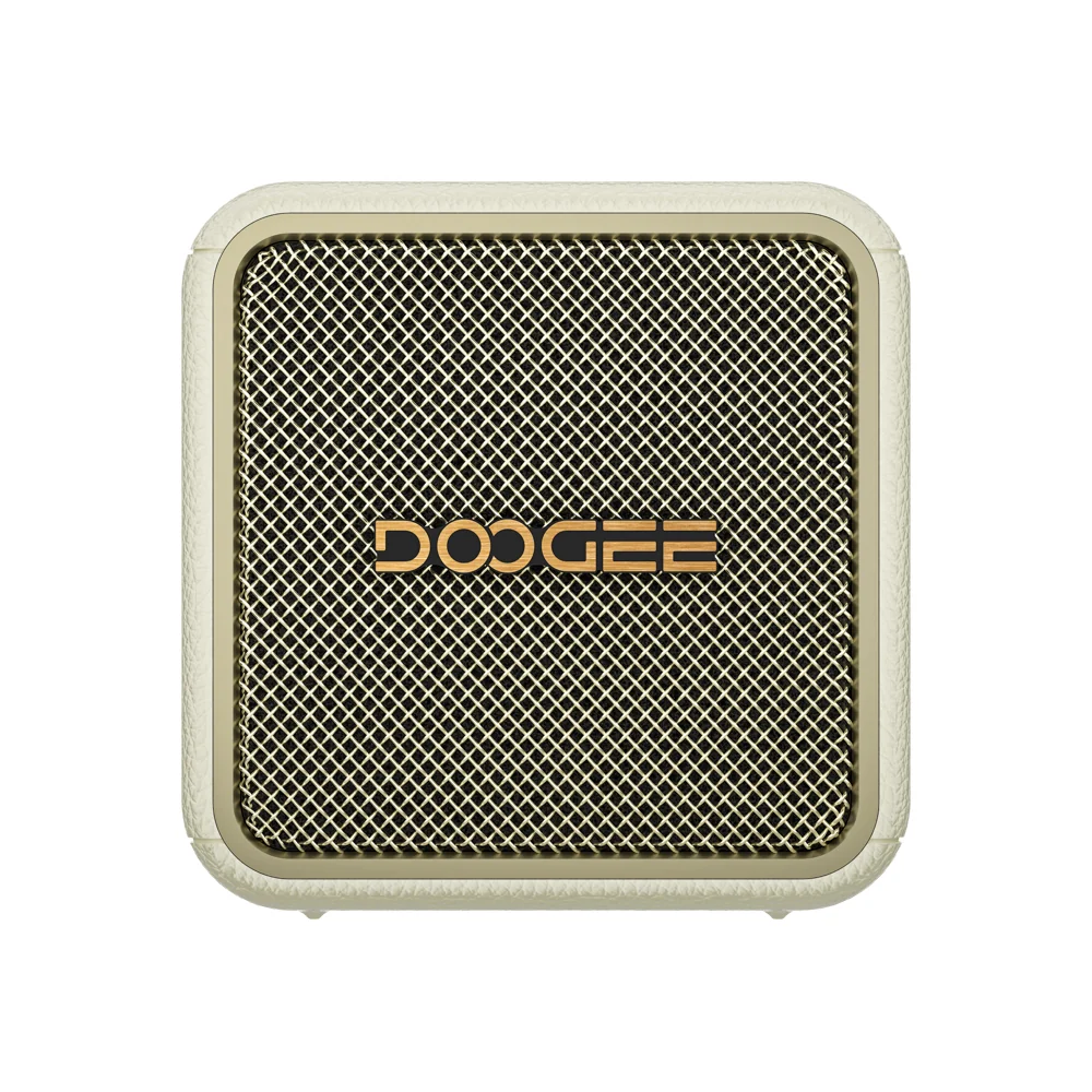 DOOGEE Field Pulse Hordozható Bluetooth Hangszóró, Fehér, 15W (20W Csúcsteljesítmény), Bluetooth 5.3, IP67, 16 Óra Üzemidő, TWS Stereo, USB, TF Kártya, AUX, Kihangosító [2]