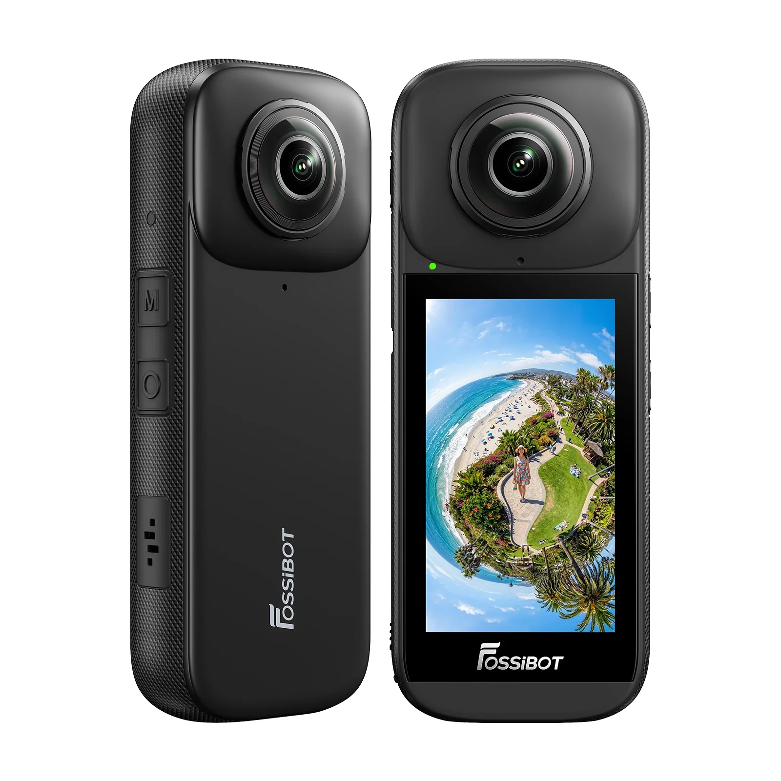 FOSSiBOT FC360 360° Panoramic Camera, Dual 48MP Lens, 8K Video, 3" LCD, Dual Band WiFi, Bluetooth 5.0, 1800mAh Battery [2]
