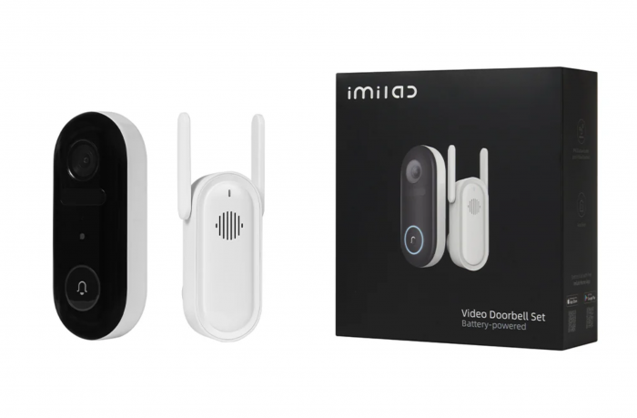 Sonerie Video Xiaomi IMILAB Doorbell, 2.5K, WiFi, Detectie umana, Vedere 150°, IP66, 5200mAh [2]