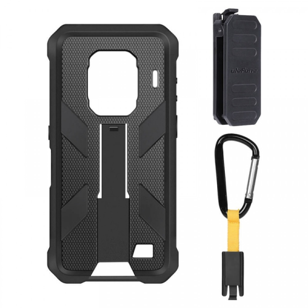 Carcasa de protectie multifunctionala pentru Ulefone Armor 9 9E cu clema si carabina