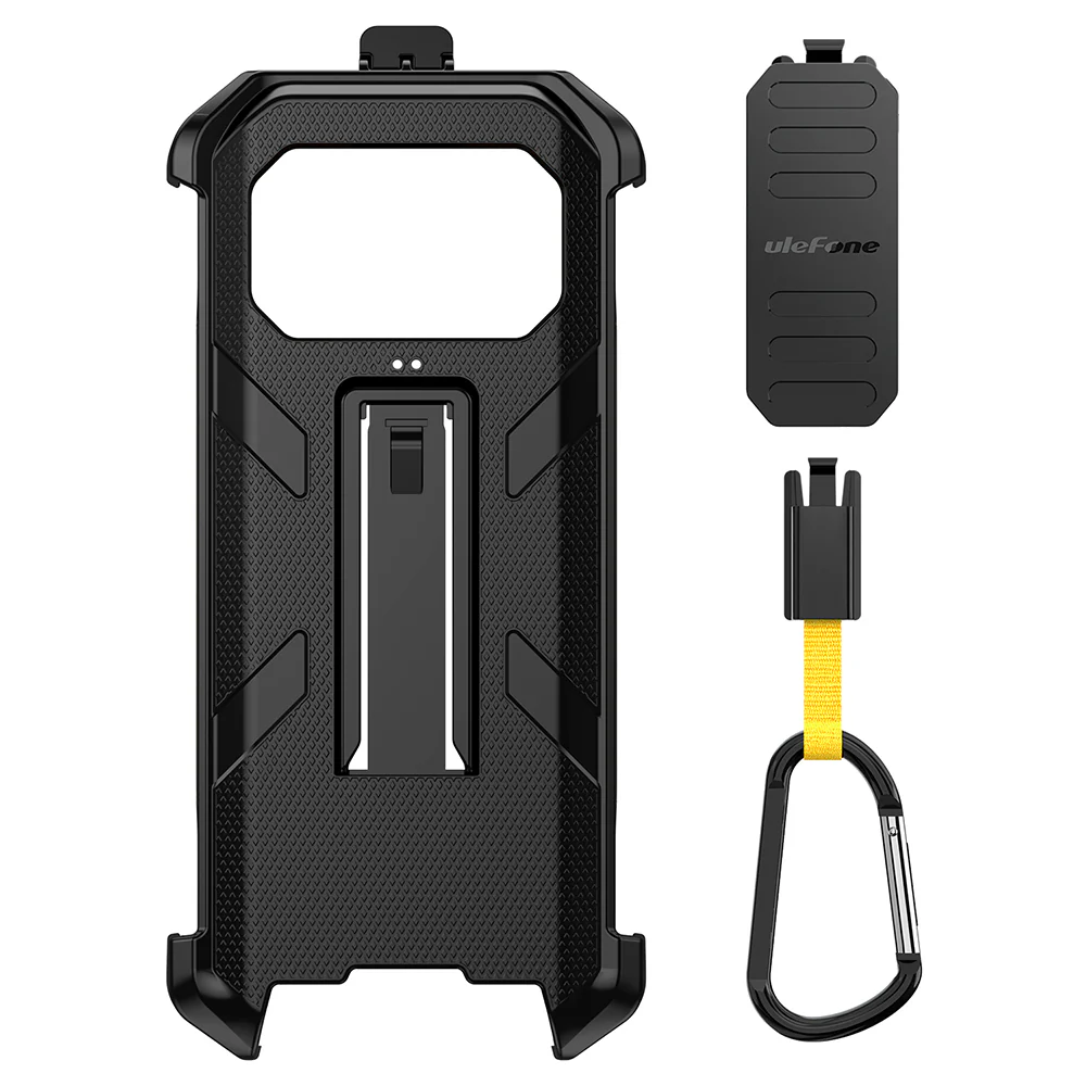 Carcasa de protectie multifunctionala pentru seria Ulefone Armor 27T cu carabina si clema prindere