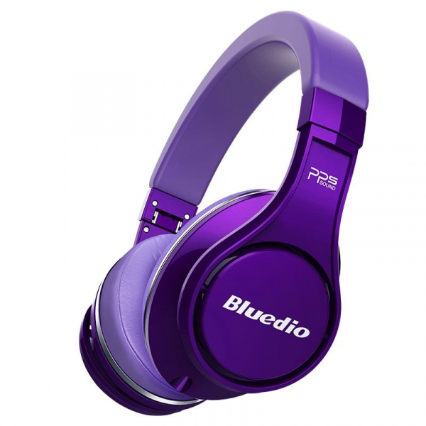 Casti Bluetooth Bluedio U (UFO), 8 difuzoare, Wireless Headphones Over-Ear PPS Cu Microfon, anularea zgomotelor imagine noua
