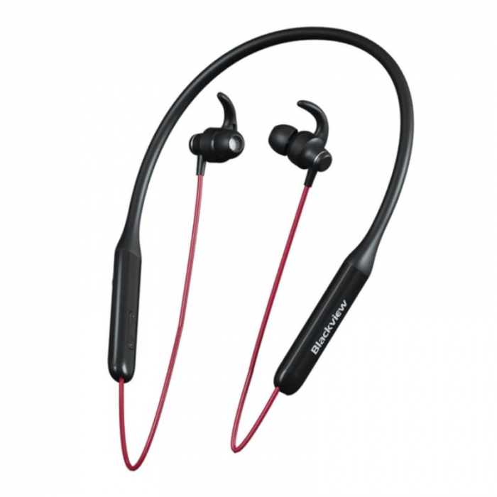 Casti bluetooth in-ear cu guler Blackview FitBuds 1 Rosu [2]