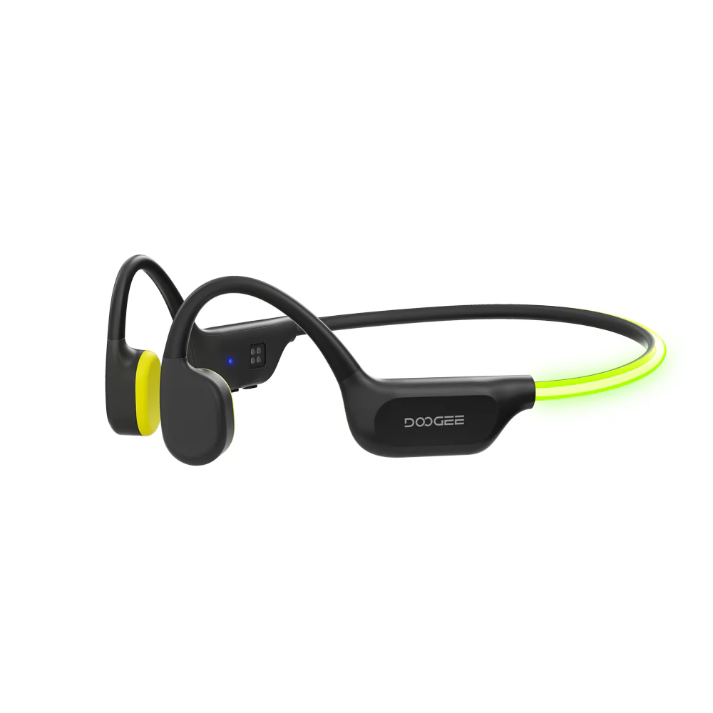 DOOGEE BoneBeat Swim Ray Fejhallgató, Fekete, Bone Conduction, Bluetooth, IPX8 Vízálló, MP3 Memória, Akár 8 óra Üzemidő [4]