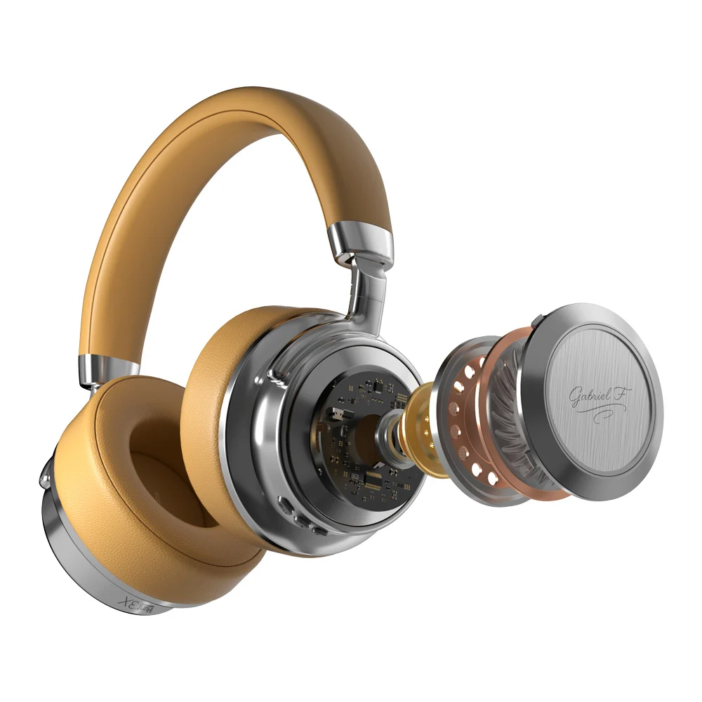 Căști iHunt 3X Wireless by Gabriel F, Maro, Bluetooth 5.4, ANC 25dB, Difuzoare 40mm, Mod Gaming, Asistent Vocal, Baterie 350mAh [4]