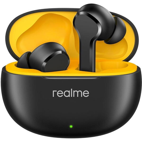 Casti Realme Buds T110, Punk Black [1]