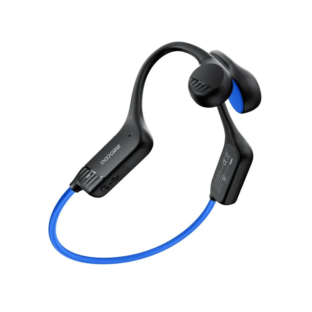 Căști Sport DOOGEE BoneBeat Run, Albastre, Open-Ear, Bone Conduction, IP66, Bluetooth, 10h Autonomie, Confort Sport [2]