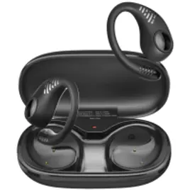 Casti wireless open ear Blackview AirBuds 10 Pro TWS Gri sport cu cutie de incarcare, Display LED, Control tactil, ip68 ip69