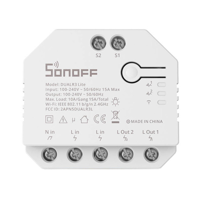 Comutator inteligent Wi-Fi Sonoff Dual R3 Lite [4]