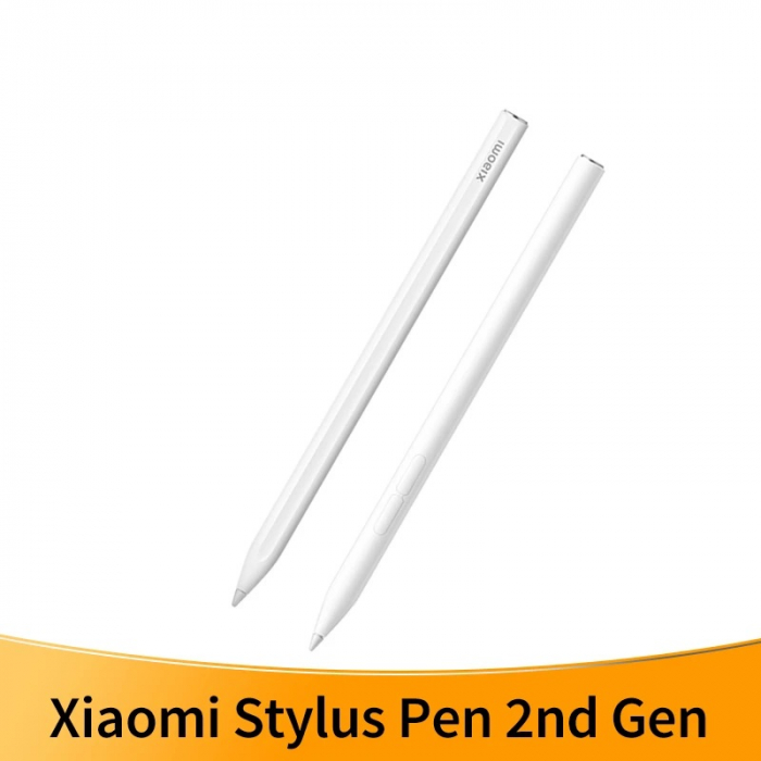 Creion pentru ecran tactil Xiaomi Smart Pen 2 Alb pentru Xiaomi Mi Pad 5 6 si Mi Pad 5 6 Pro, 4096 niveluri de presiune, Incarcare wireless