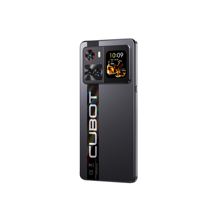 Mobile Phone Cubot X100, Black, 5G, 6.88" HD+ 120Hz, 16GB RAM (8GB + 8GB extended), 256GB ROM, Android 15, Dimensity 7025, 64MP, 1.72" Rear Screen, NFC, Face ID, 5100mAh, 33W, Dual SIM [5]