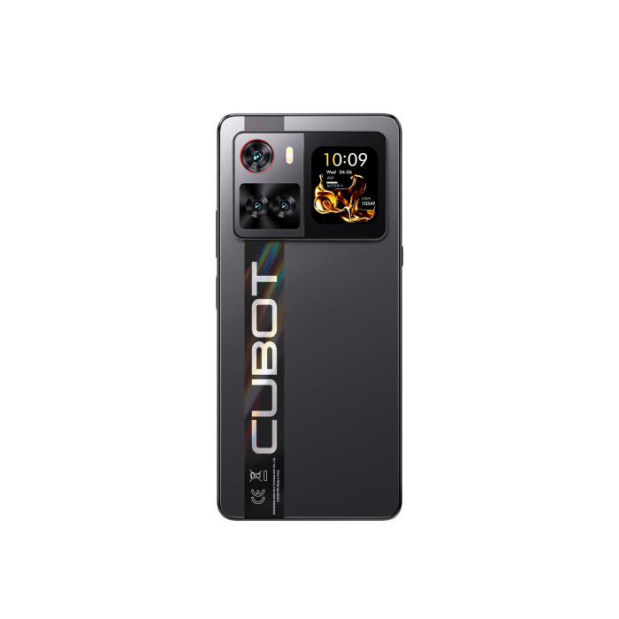 Mobile Phone Cubot X100, Black, 5G, 6.88" HD+ 120Hz, 16GB RAM (8GB + 8GB extended), 256GB ROM, Android 15, Dimensity 7025, 64MP, 1.72" Rear Screen, NFC, Face ID, 5100mAh, 33W, Dual SIM [2]