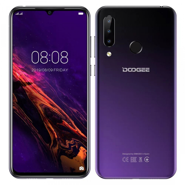 Telefon mobil Doogee N20, 4GB RAM, 64GB ROM, Android 9.0, Helio P23 Octa-Core, 6.3 inch, 4350 mAh, Dual SIM