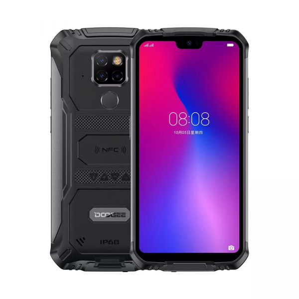 Telefon mobil Doogee S68 Pro Negru Resigilat, IPS 5.9 , 6GB RAM, 128GB ROM, Android 9.0, 6300mAh, Incarcare Wireless Reversibila, Dual SIM