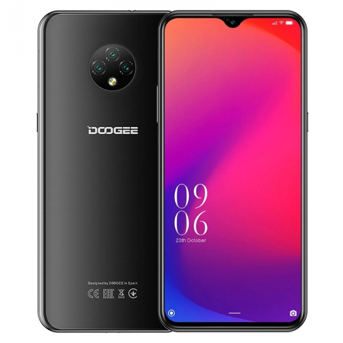 Telefon mobil Doogee X95 Pro Negru, 4G, IPS 6.52 Waterdrop, 4GB RAM, 32GB ROM, Android 10, Helio A20 QuadCore, 4350mAh, Dual SIM imagine noua 3