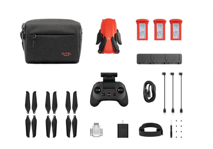 Drona pliabila Autel Evo Nano Premium, Rosu, 4K, 48MP, 1/2" CMOS, Gimbal pe 3 axe, GPS, 28 min timp zbor, Slot memorie, 2250 mAh [2]