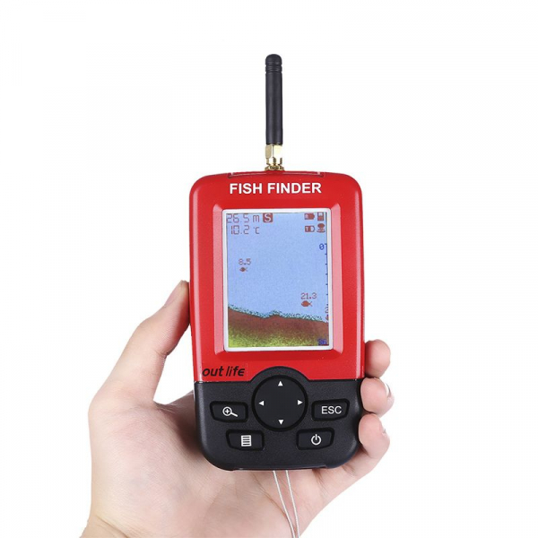 Fish Finder iSEN XJ01, Portable and intelligent fish finder, LCD screen, 100m Wireless Sonar Sensor, Sonar Echo Sounder [2]