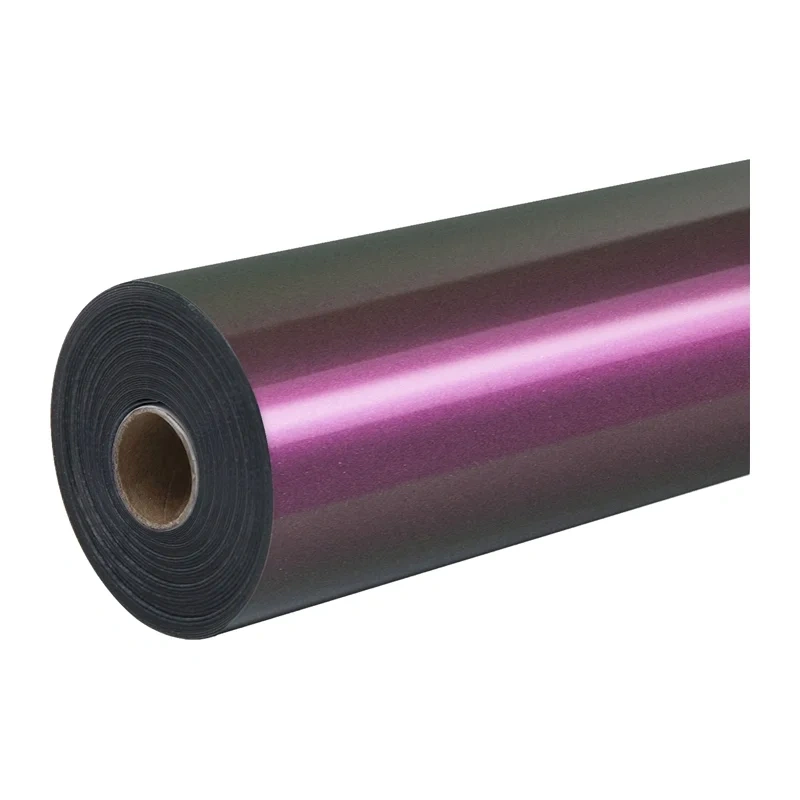 Folie de transfer termic HTVRONT Chameleon, 30,5 cm x 90 cm (verde-violet) [2]