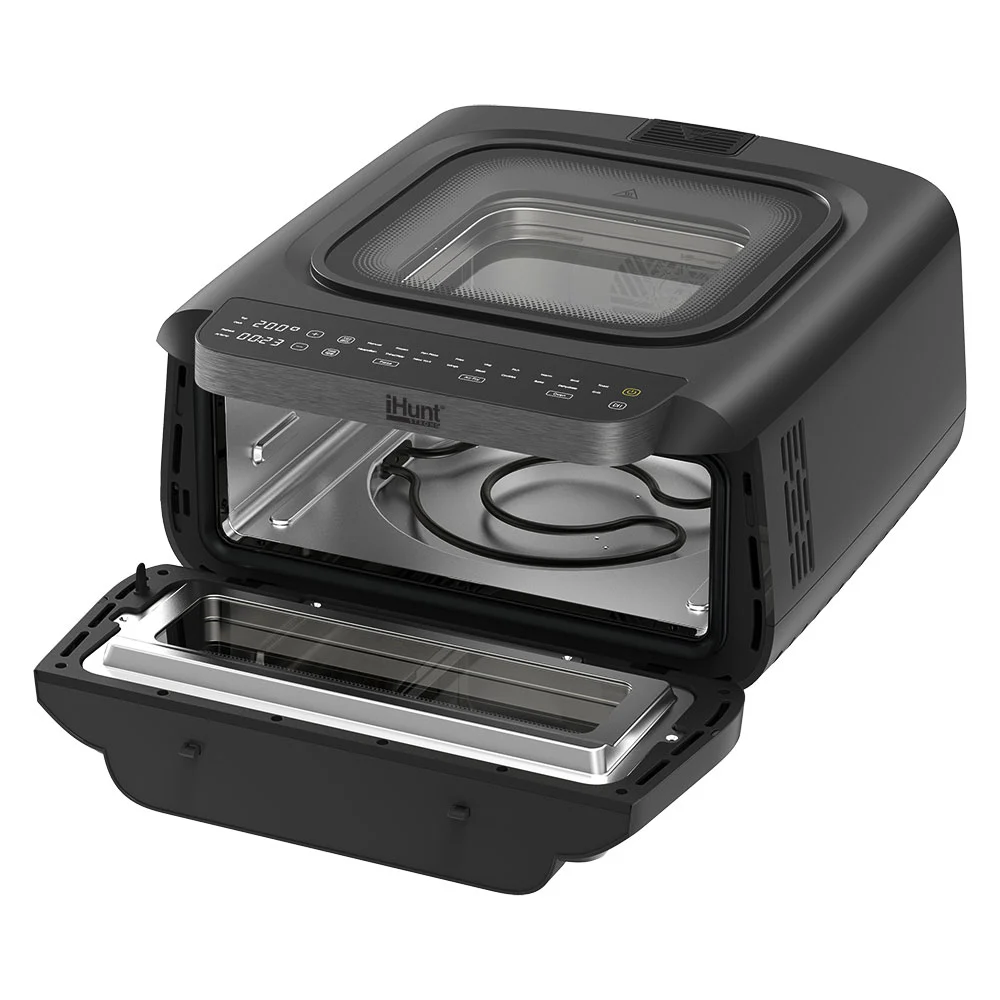 Cuptor cu Aer Cald iHunt Bro Pizza Air Fryer ULTRA FAST, 13L, 2100W, Pizza Oven 380°C, Air Fryer 3 în 1, 18 Programe, Încălzire 360°, Control Touch [5]