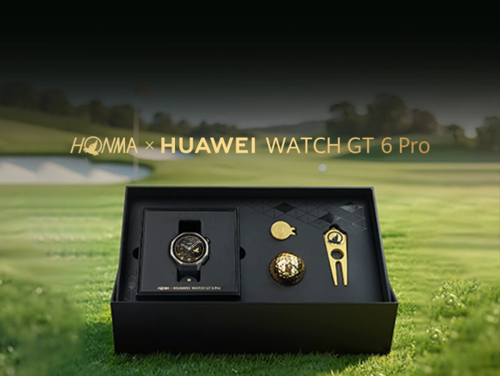 Honma x HUAWEI WATCH GT 6 Pro 46mm Black Fluoroelastomer Strap Premium Collection Gift Box [6]