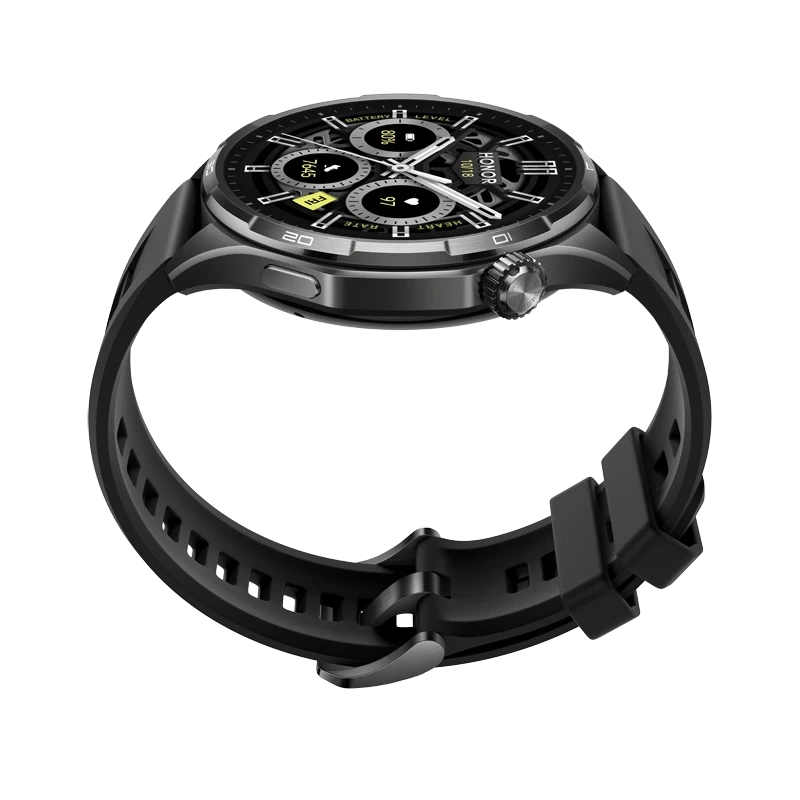 HONOR Watch 6 Shadow Black Black Fluoroelastomer Strap [5]