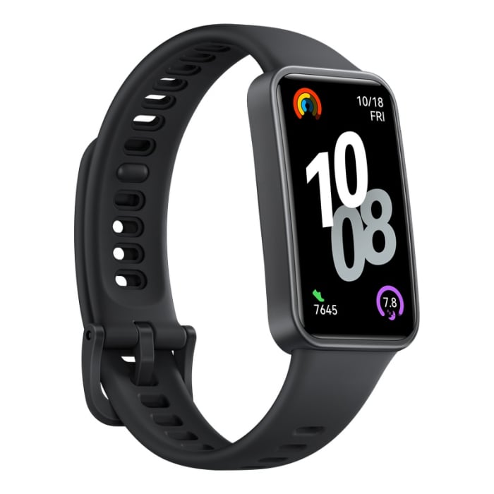 Huawei Band 10 Matte Black, Curea Fluoroelastomer Black [2]