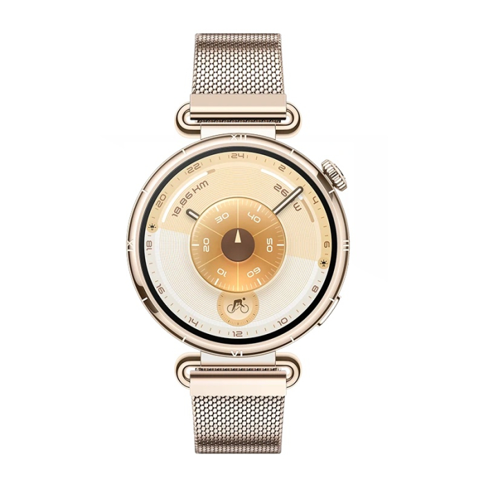 Huawei Watch GT 6 41mm Gold Stainless Steel Case, Curea Gold Milanese [2]