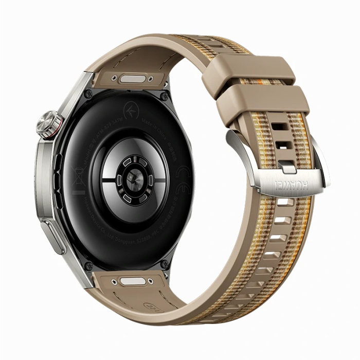 HUAWEI WATCH GT 6 Pro 46mm Titanium Alloy Case, Curea Brown Woven [3]