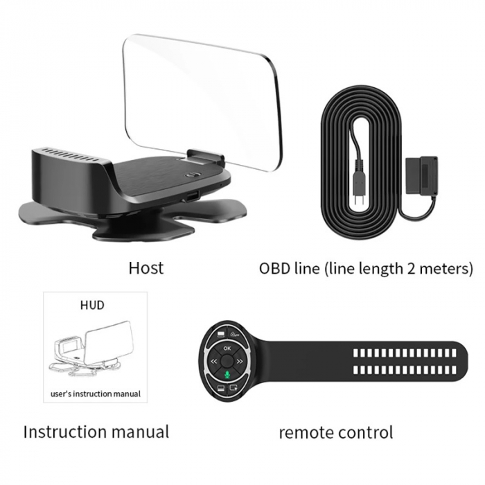 Display de bord pentru parbriz iSEN Smart CarPlay HUD [3]