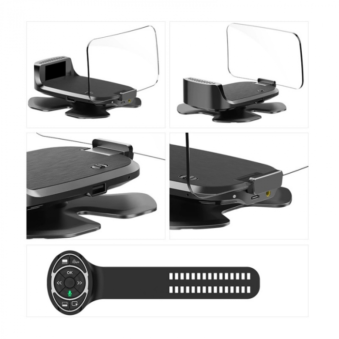 Display de bord pentru parbriz iSEN Smart CarPlay HUD [2]